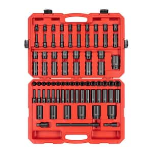 1/2 in. Drive 12-Point Impact Socket Set (78-Piece) (5/16 - 1-1/2 in., 8-39 mm)