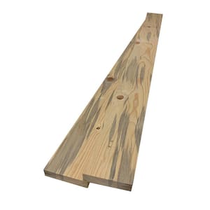 1 in. x 4 in. x 8 ft. # 3 Common Blue Stain Pine S4S Square Board (2-Pack)
