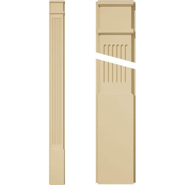 Ekena Millwork 2 in. D x 7 in. W x 82 in. L Primed Polyurethane Pilaster 1- Pack