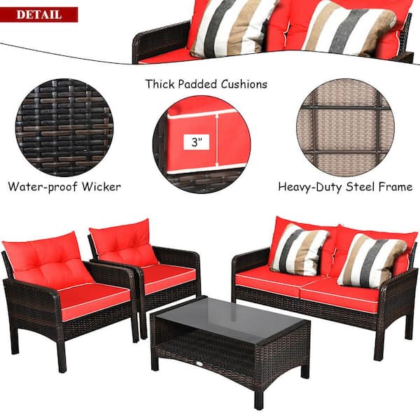 heavy duty patio conversation sets