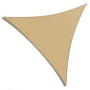 18 ft. x 18 ft. x 18 ft. Sand Beige Triangle Shade Sail