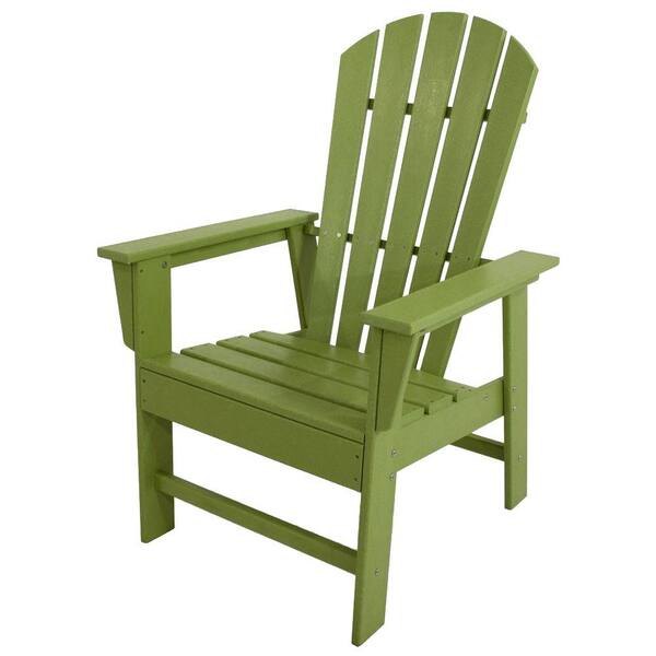 POLYWOOD South Beach Lime All-Weather Plastic Outdoor Dining Chair