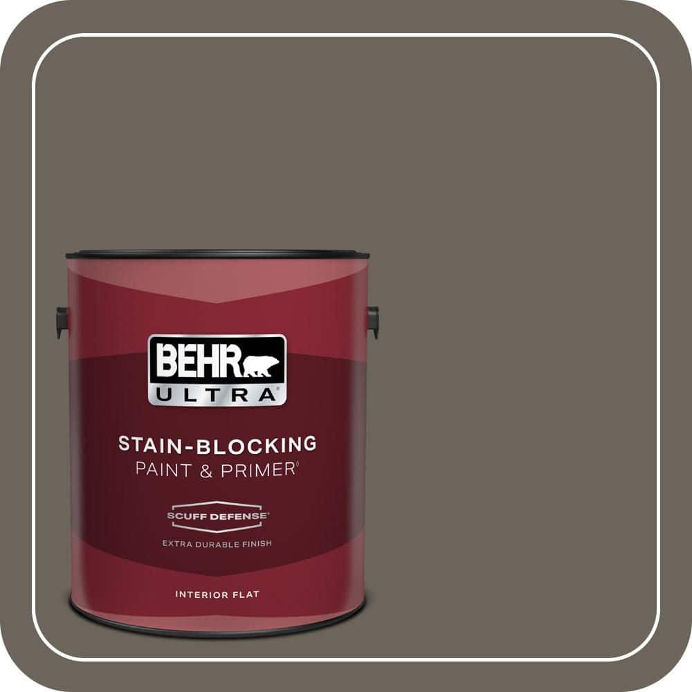 1 gal. #N360-6 Patio Stone Extra Durable Flat Interior Paint & Primer price history on PriceWatchPro
