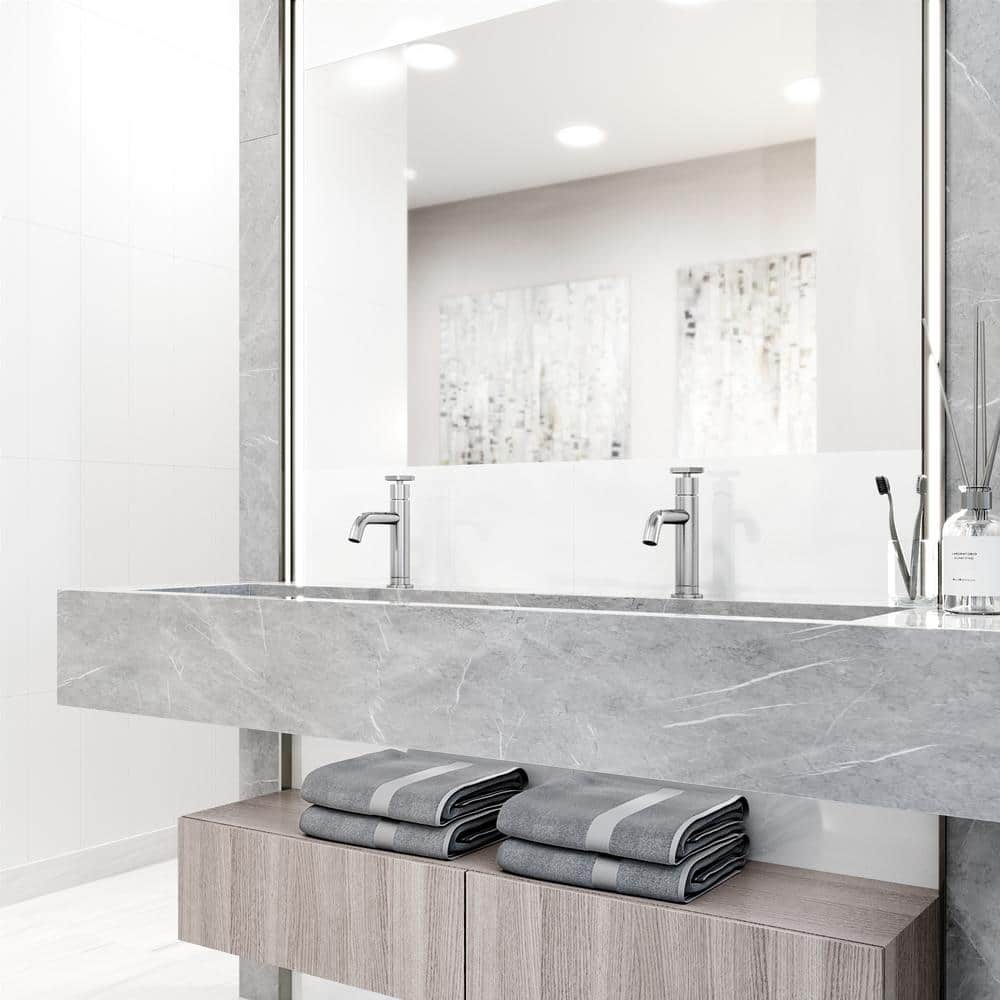 Ruxton Brushed Nickel Single Handle Bathroom Faucet