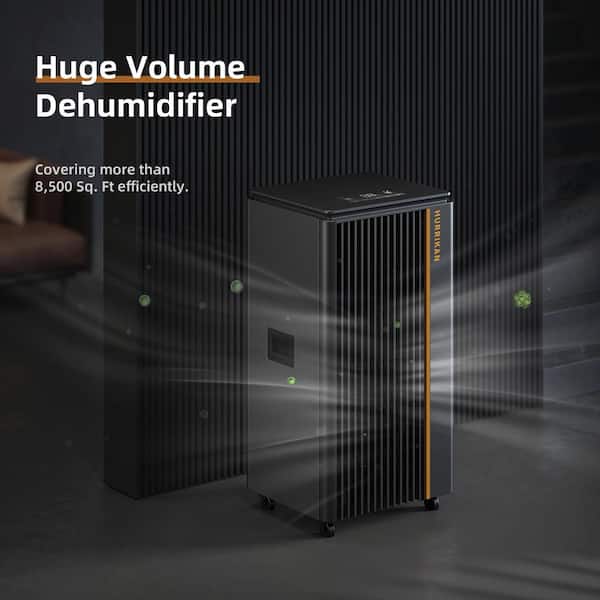 Edendirect 296 pt. 8,500 Sq. Ft. Bucketless Dehumidifier in