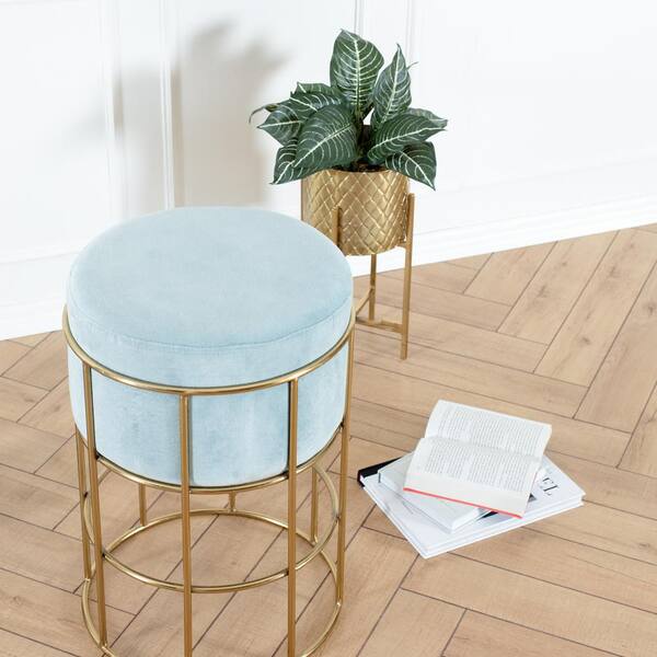 metal accent stool