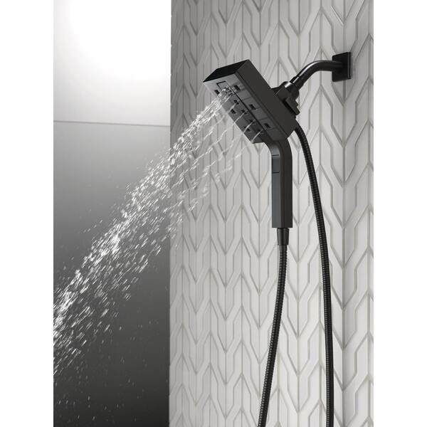 Certified Refurbished Delta In2Ition 4-Setting Matte Black Shower Head