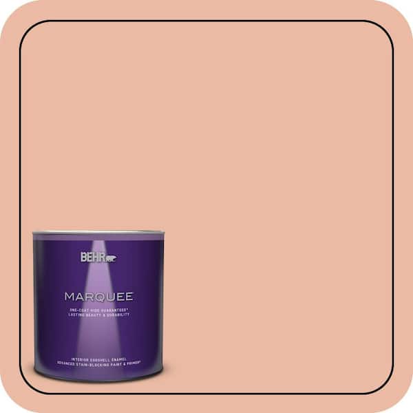 BEHR MARQUEE 1 qt. #M200-3 Sunset Drive Eggshell Enamel Interior Paint & Primer
