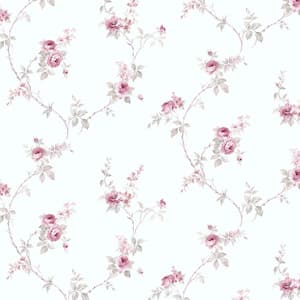 Floral Stripes Wallpaper, CN26573