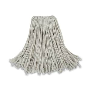 Cut-End Wet Mop Head, Cotton, No. 24, White 12/Carton