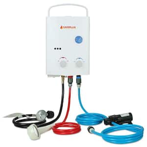 1.32 GPM 34,000 BTU Outdoor Portable Propane Tankless Water Heater Set