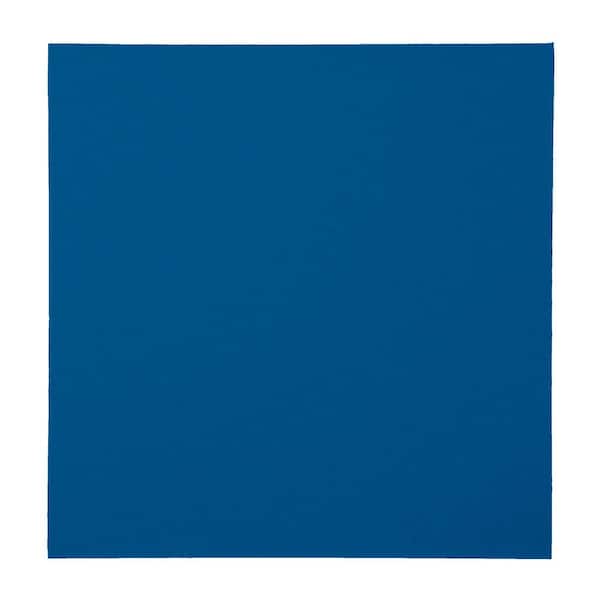 Knauf Insulation Performance+ Acoustic Panel Sound Absorbing Blue Fabric Square 24 in. x 24 in.