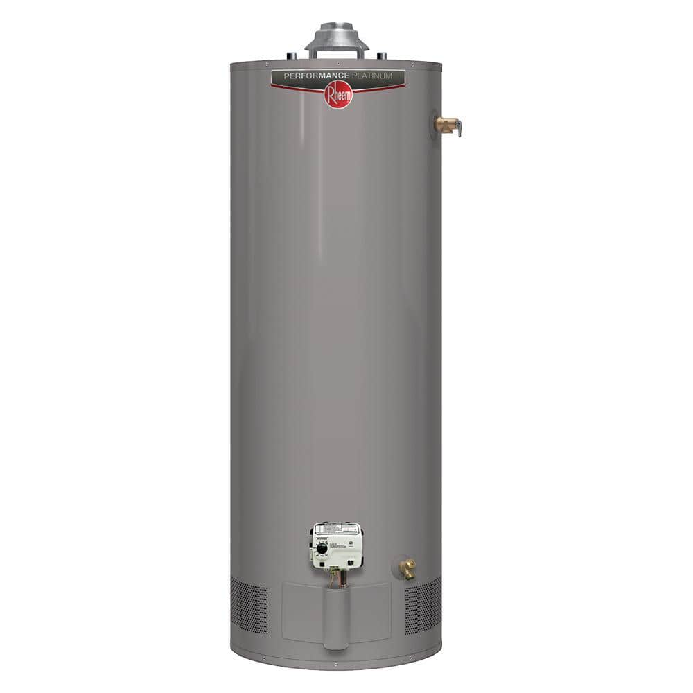 Rheem Performance Platinum 50 Gal. Short 40,000 BTU Natural Gas Water ...