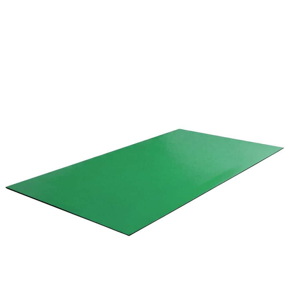 Rubber-Cal TFS-124 Green 48 in. W x 84 in. L 0.2 in. Thick Rubber