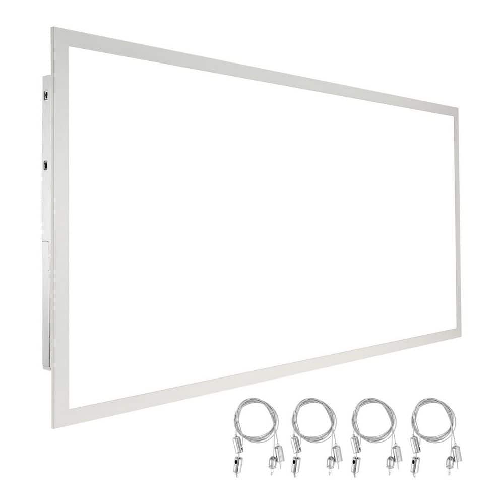 1 Pcs 2 x 4 ft. LED Flat Panel Light, 6000LM 50W Surface Mount LED Drop Ceiling Light Fixture Ultra Thin price history on PriceWatchPro