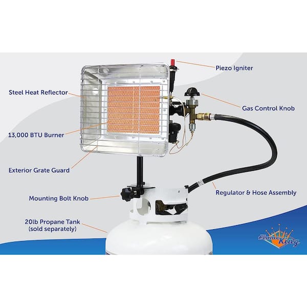 AZ Patio Heaters 3000 BTU  Propane Tank Top