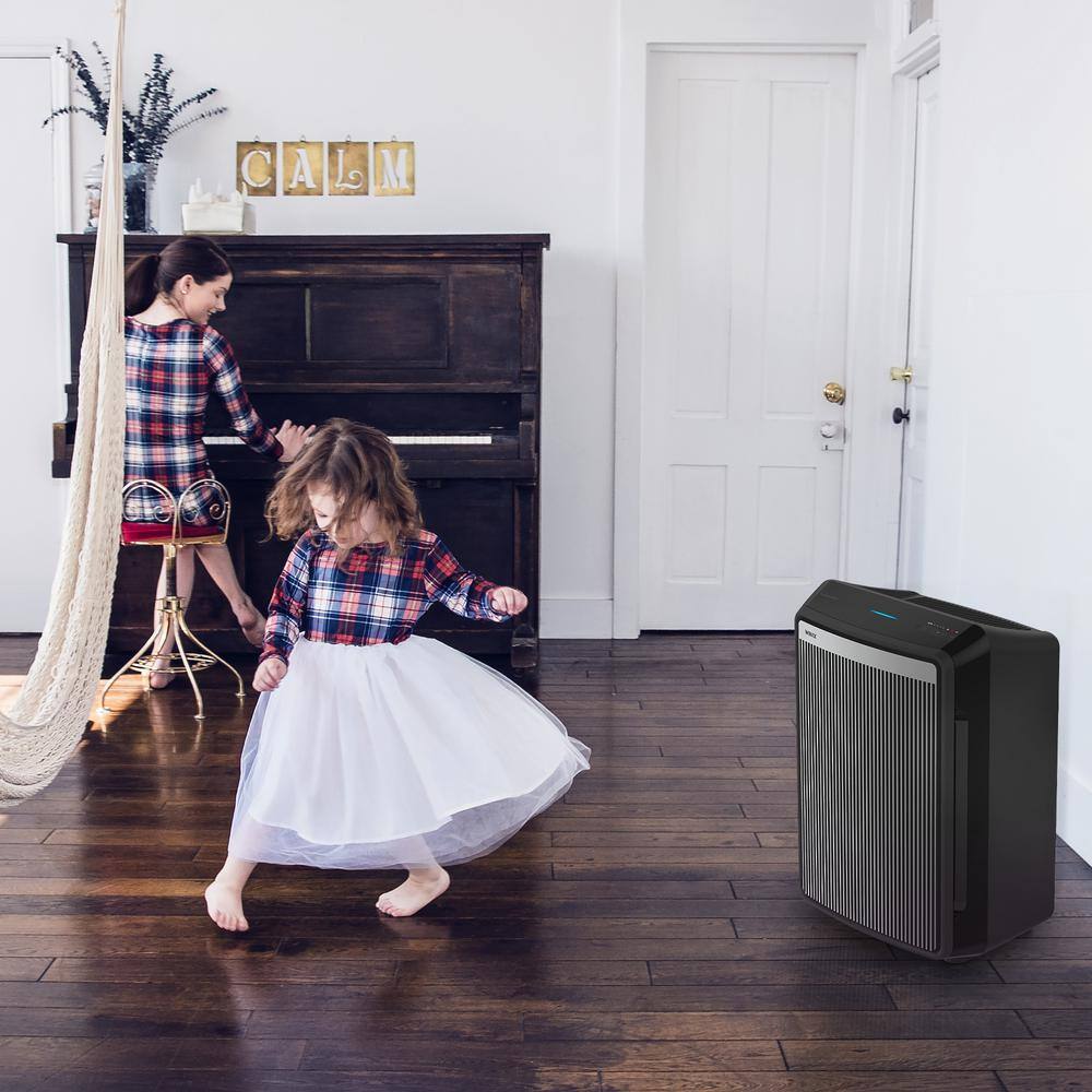 Winix Black 4-Stage HEPA Air Purifier with WiFi and PlasmaWave