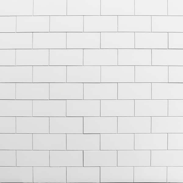 Ivy Hill Tile Luxe Core Subway White 4 in. x 0.16 in. SPC Peel and Stick Tile Sample