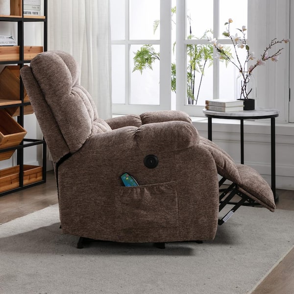 Ergode Recliner (Motion) Taupe Polished Microfiber, 1 - Kroger