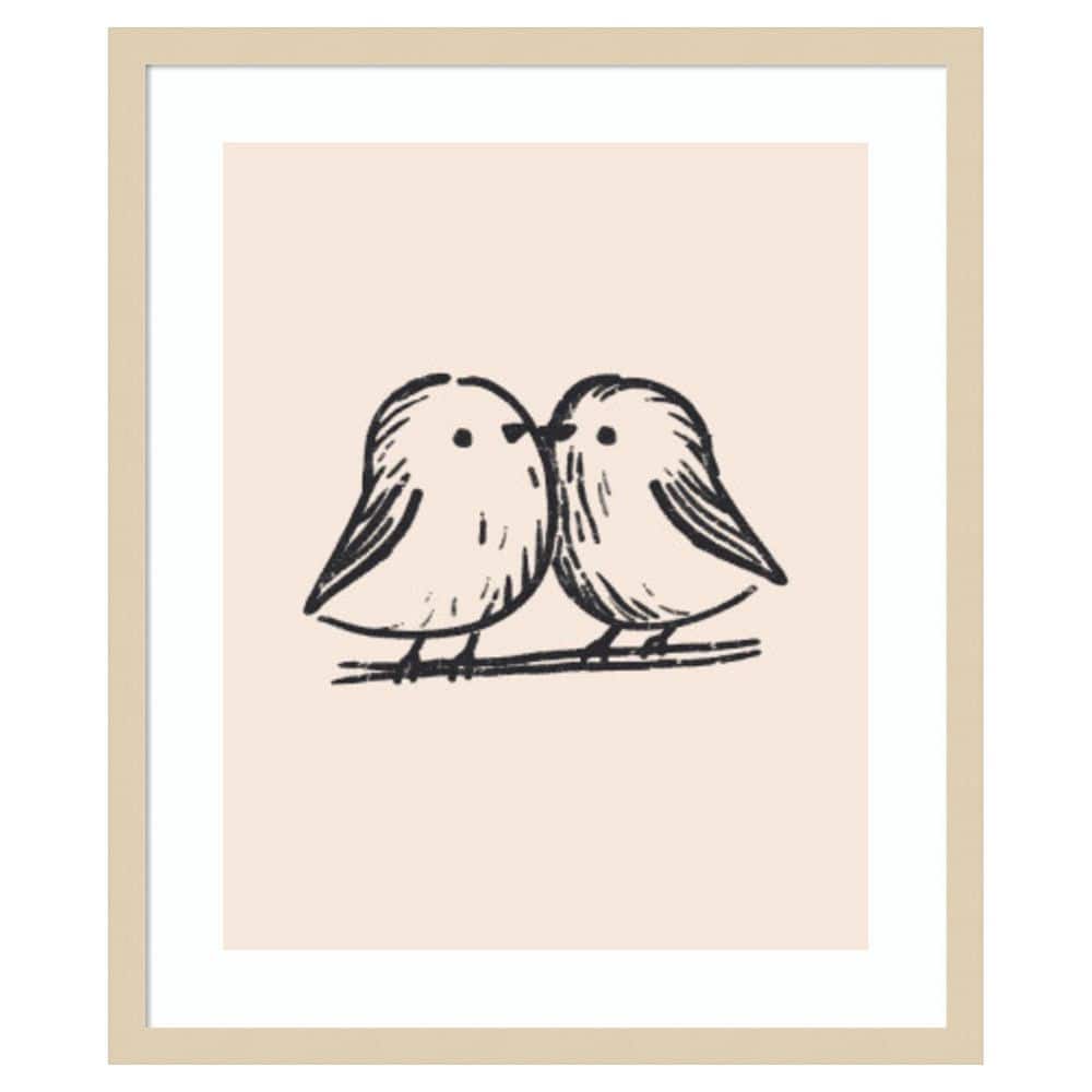 Tiny Birds by Treechild 1 Piece Framed Giclee Animal Art Print 25 in. x 21 in. price history on PriceWatchPro