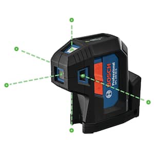 Details about   360° 5 Lines 6 Points Green Laser Level Auto Self Leveling Rotary Cross Measure 