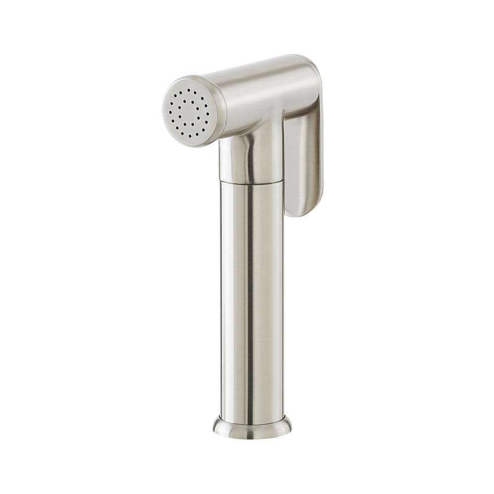 Avallon Pro Brushed Nickel Widespread Kitchen Faucet with Side Sprayer