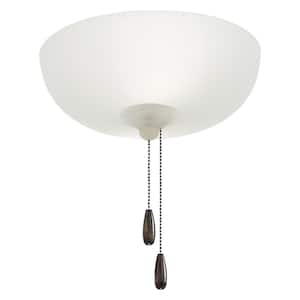 Aire 2-Light Ceiling Fan LED White Universal Light Kit
