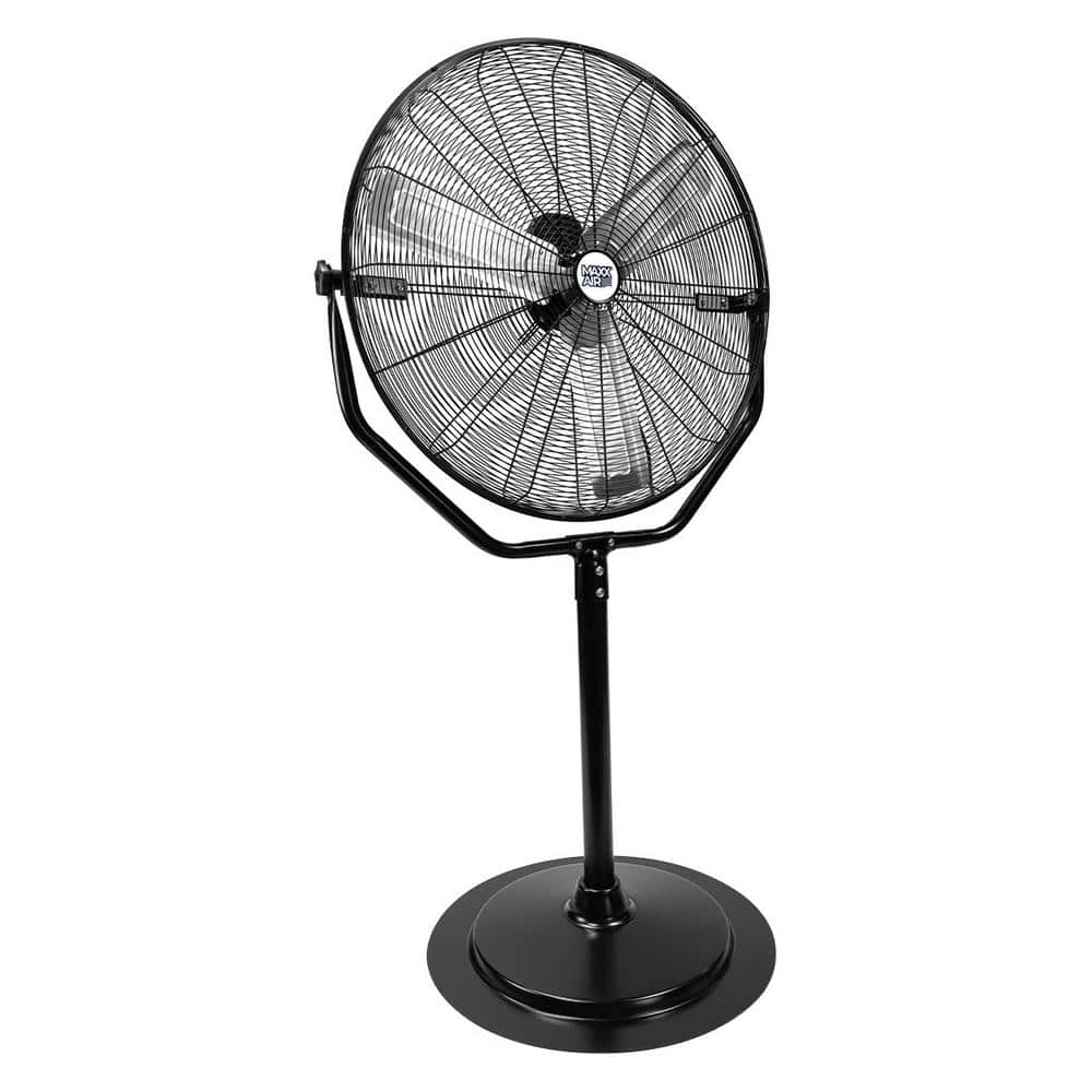 30 in. 3-Speed High Velocity Pedestal Fan in Black with Heavy Duty Tilting Fan Head price history on PriceWatchPro