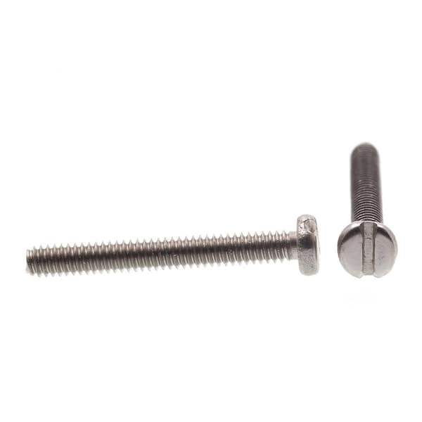 M6-1 X 16 Slotted Pan Head Machine Screw A2 Stainless Steel Package Qty 100 