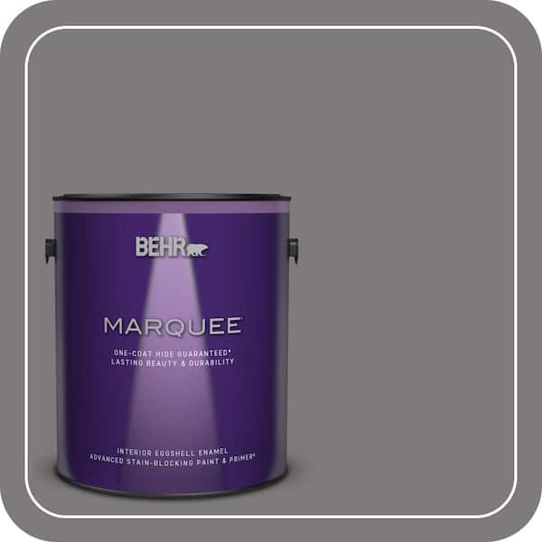 BEHR MARQUEE 1 gal. #BXC-58 Stormy Gray Eggshell Enamel Interior Paint & Primer
