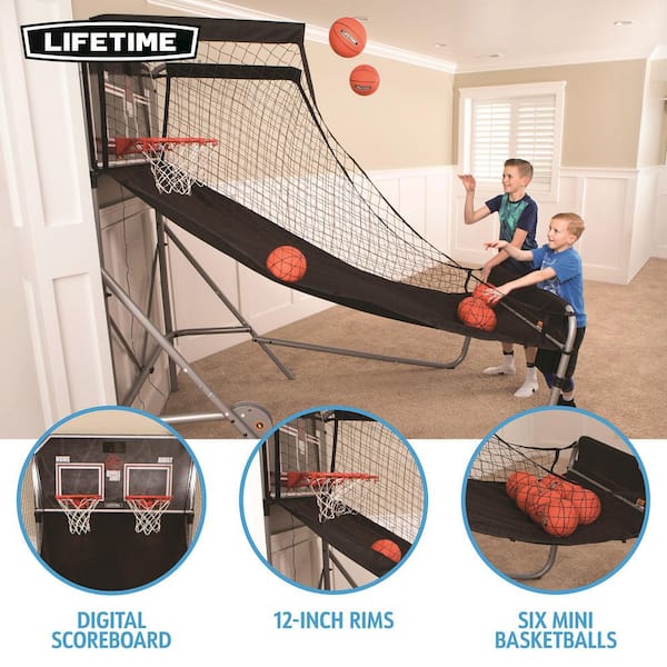 Lifetime Double Shot Basketball Arcade System 90648 - The Home Depot