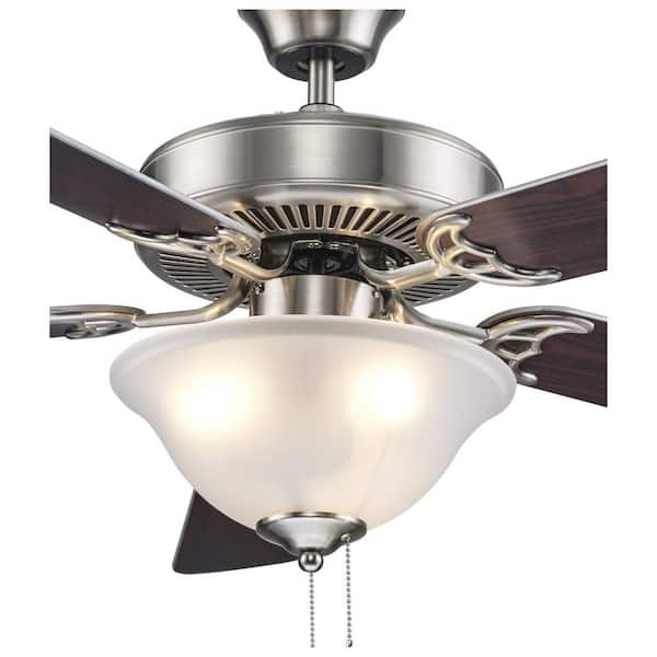 Bel Air Lighting 52 in. Indoor Brushed Nickel Traditional 3 Bel Air Lighting 52 in. Indoor Brushed Nickel Traditional 3