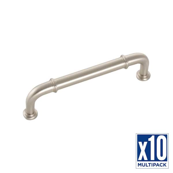 HICKORY HARDWARE Cottage 3-3/4 in. (96 mm) Stainless Steel Cabinet Pull (10-Pack)