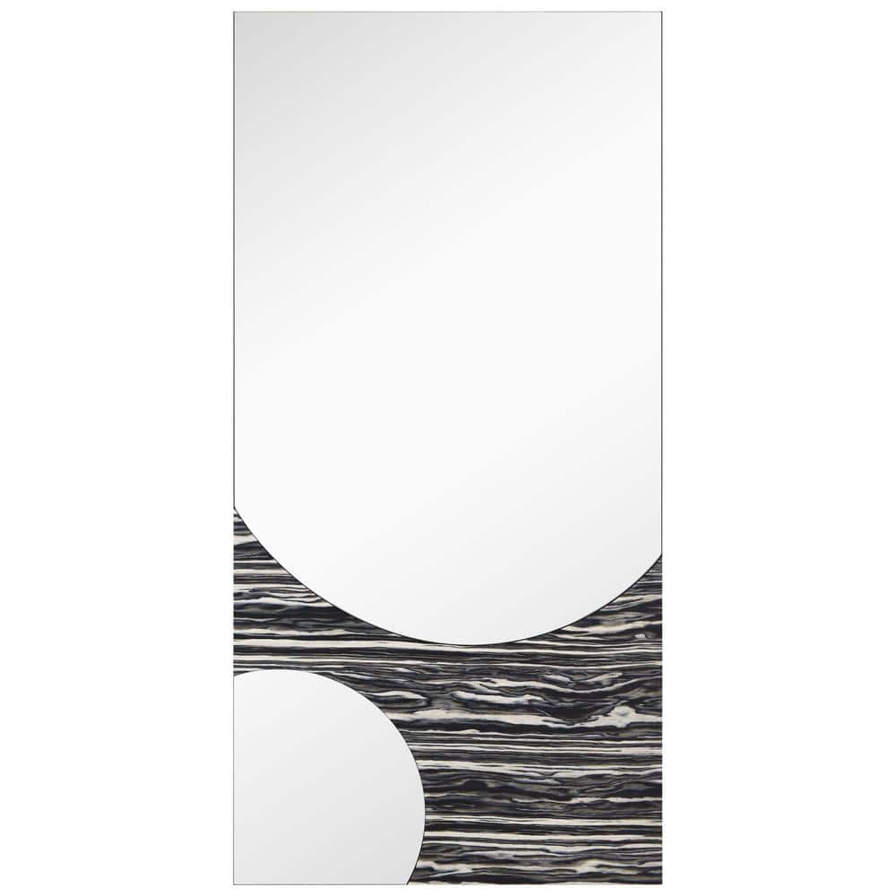 Eclipse Harmony 57" x 28" Rectangular Frameless Vanity Mirror with Exotica Stained Veneer