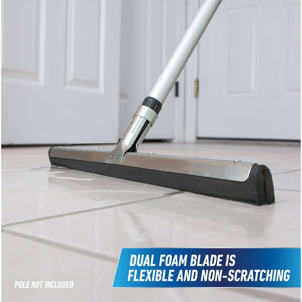 AquaFlex 18'' Metal and Rubber Floor Squeegee