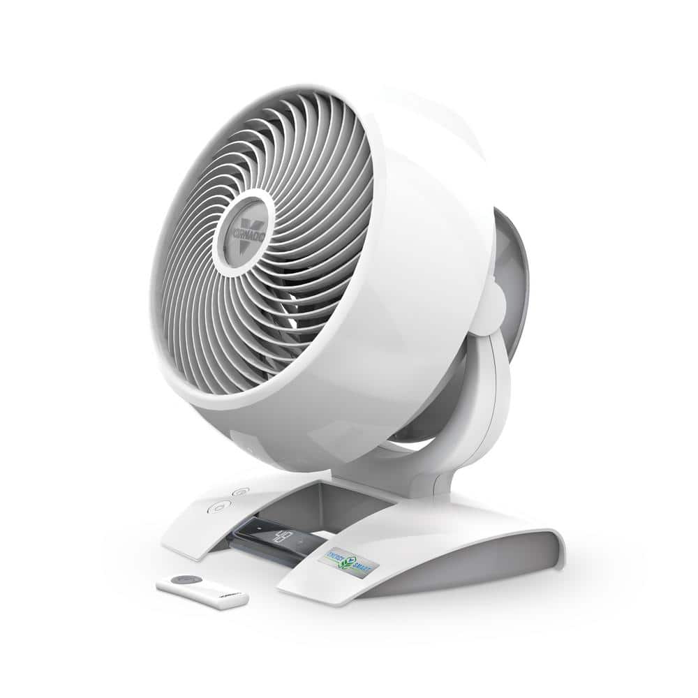 Vornado 6303DC 9.42 in. Variable Speeds Desk Fan in White with