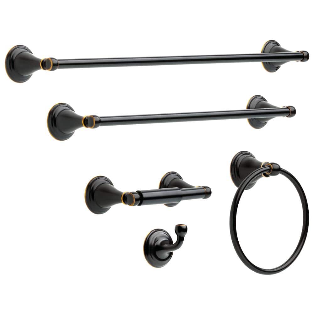 Windemere 24-Inch Oil Bronze Wall Mounted Towel Bar