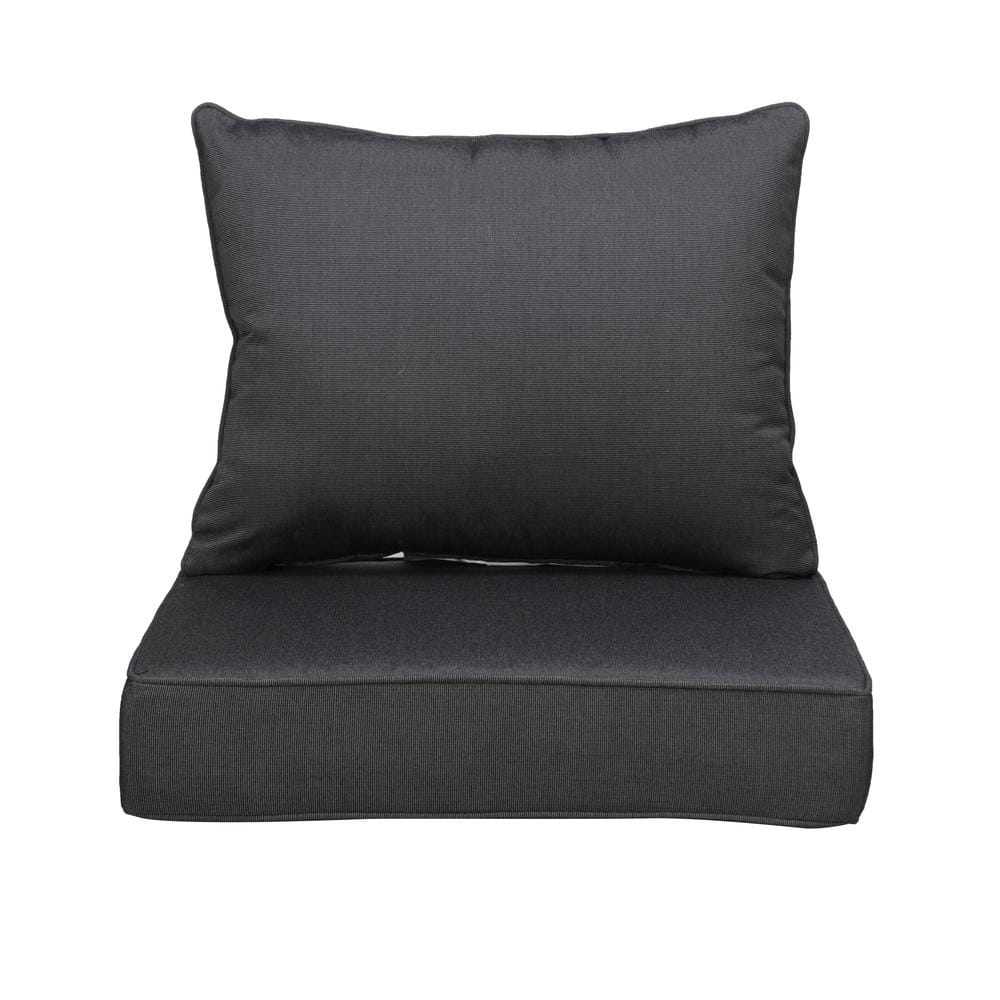 Reviews for Uixe Outdoor Chair Cushions 2Piece 23x25+20x23In.Deep Seat