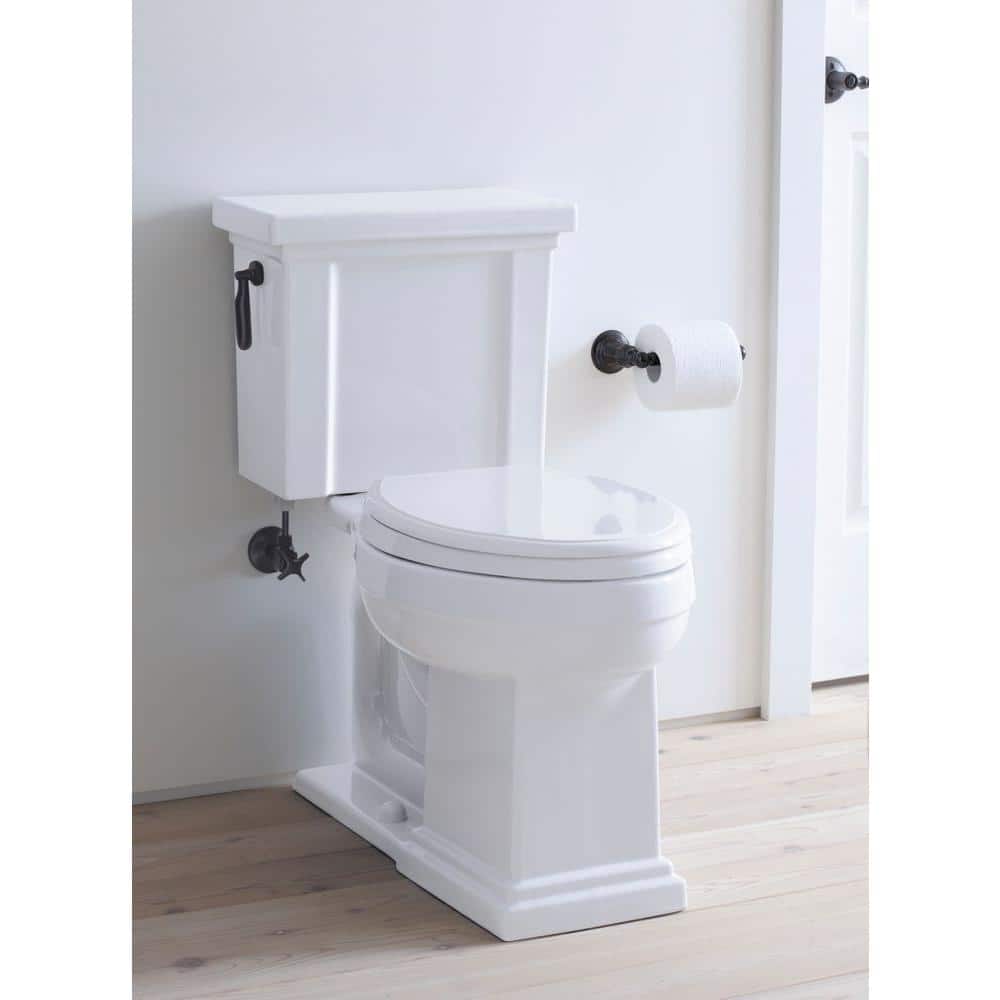 White High Efficiency Elongated Two-Piece Toilet