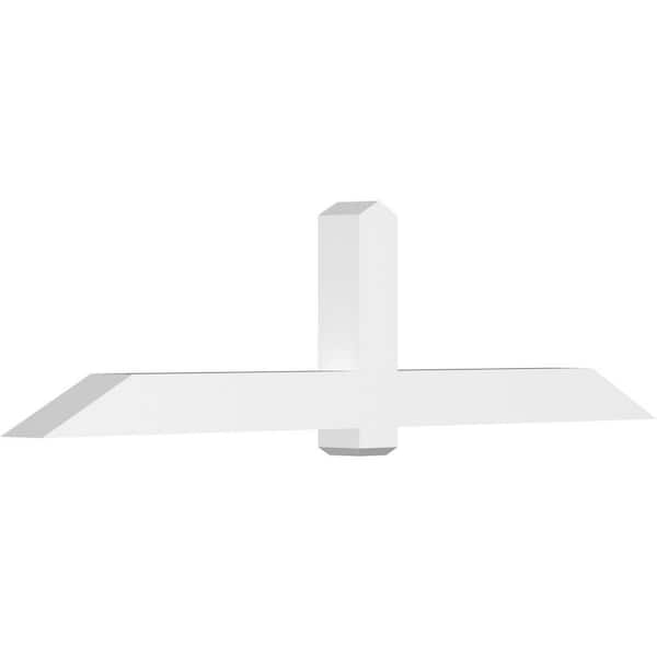 Ekena Millwork Eugene 96 in. W x 24 in. H x 6 in. D Signature Polyurethane Bracket