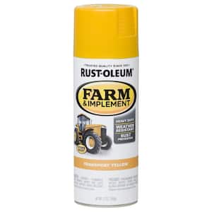 12 oz. Farm Equipment Transport Yellow Enamel Spray Paint (6-Pack)