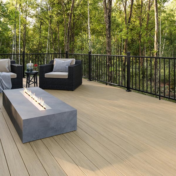 Deckorators Summit 1 in. x 6 in. x 20 ft. Cliffside Brown