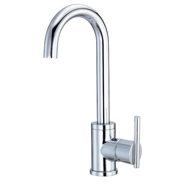 Gerber Parma Single Handle Bar Faucet with Side Mount Handle in Chrome