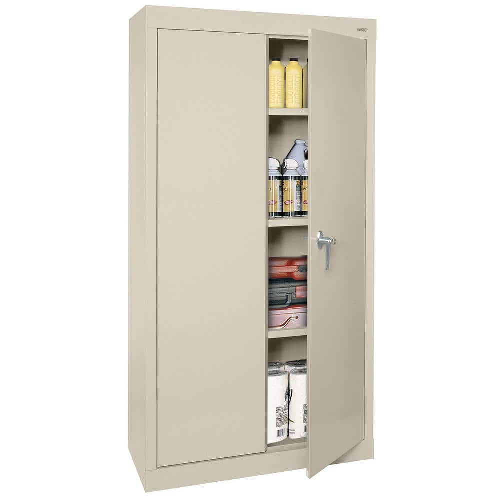 Putty Steel Lockable Freestanding Office Storage Cabinet