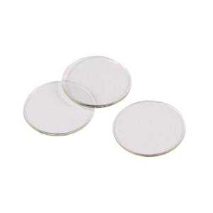 3/4 in. Clear Soft Rubber Like Plastic Non-Adhesive Round Bumpers for Glass Surfaces (10-Pack)