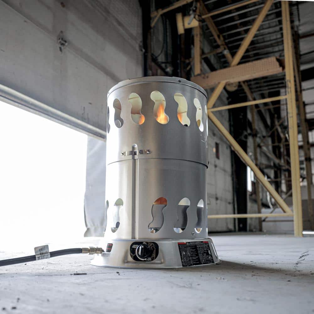 Mr. Heater 80,000 BTU Silver Propane Convection Portable Heater