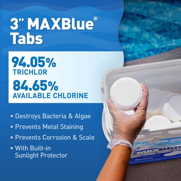 MAX Blue 12 lbs. 3 in. Tablets Chlorinating