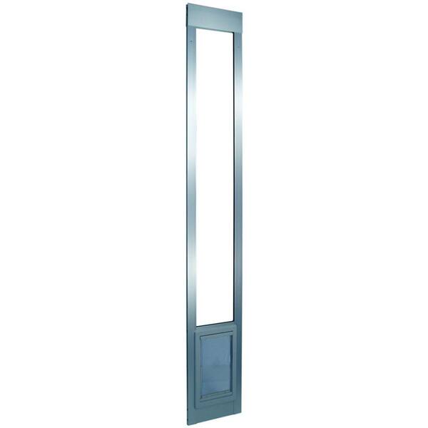 Ideal Pet 5 in. x 7 in. Small Mill Aluminum Pet Patio Door Fits 93.75 in. to 96.5 in. Tall Aluminum Slider-DISCONTINUED