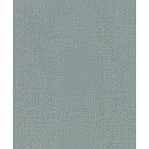 Kumano Collection Blue Textured Weave Matte Finish Non-Pasted Vinyl on Non-Woven Wallpaper Roll