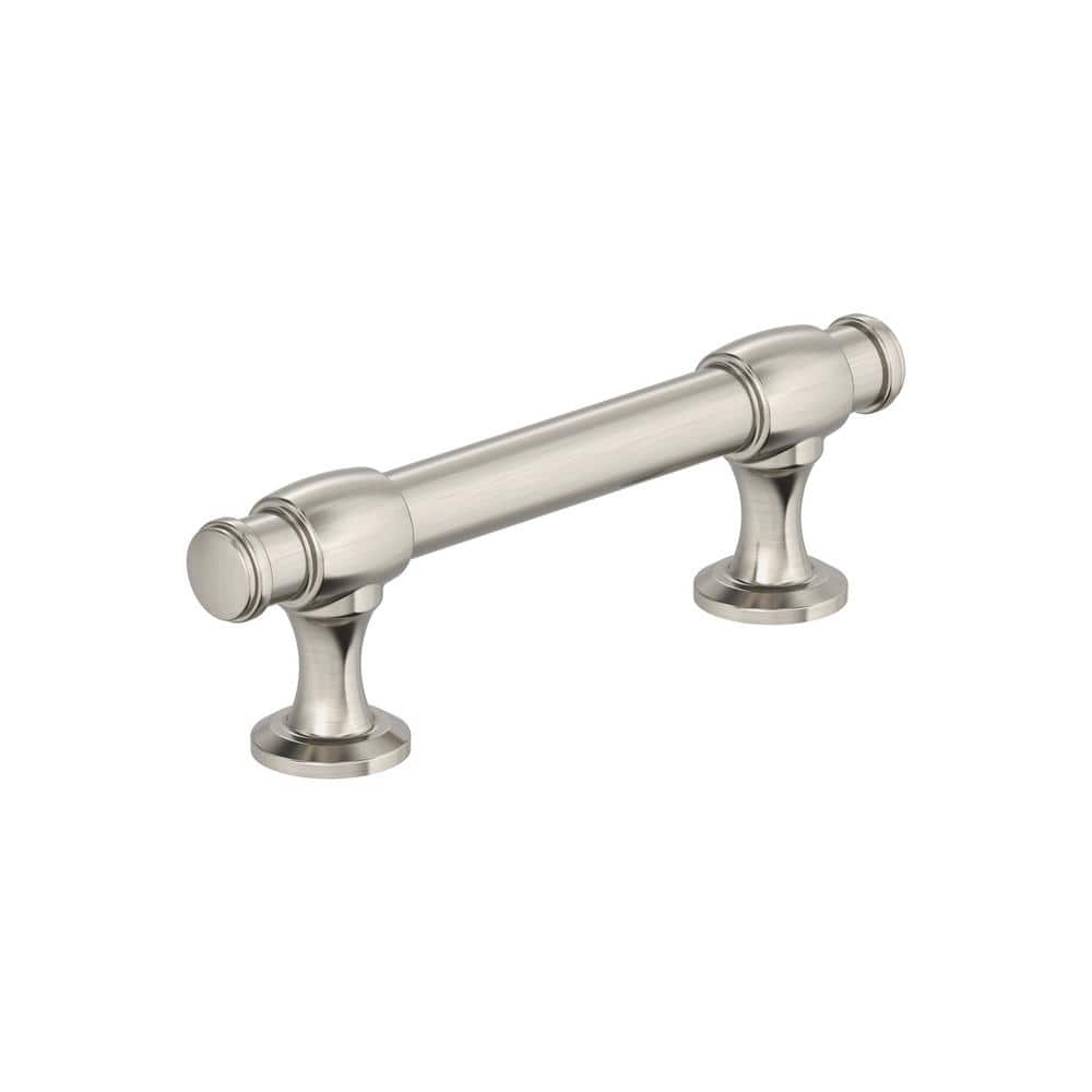 Winsome 3 in. (76mm) Traditional Satin Nickel Bar Cabinet Pull price history on PriceWatchPro